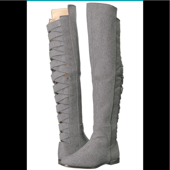 Nine West Shoes - Nine West Women’s Eltynn Light gray boots